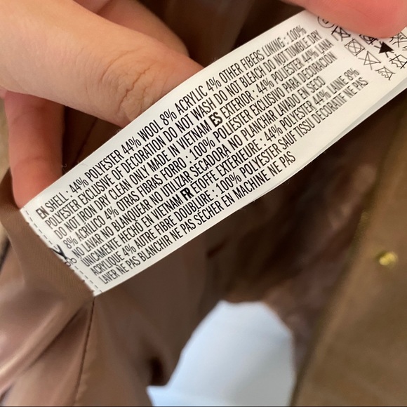 FOREVER 21 TOGGLE CAMEL COAT JACKET SMALL - Picture 3 of 7